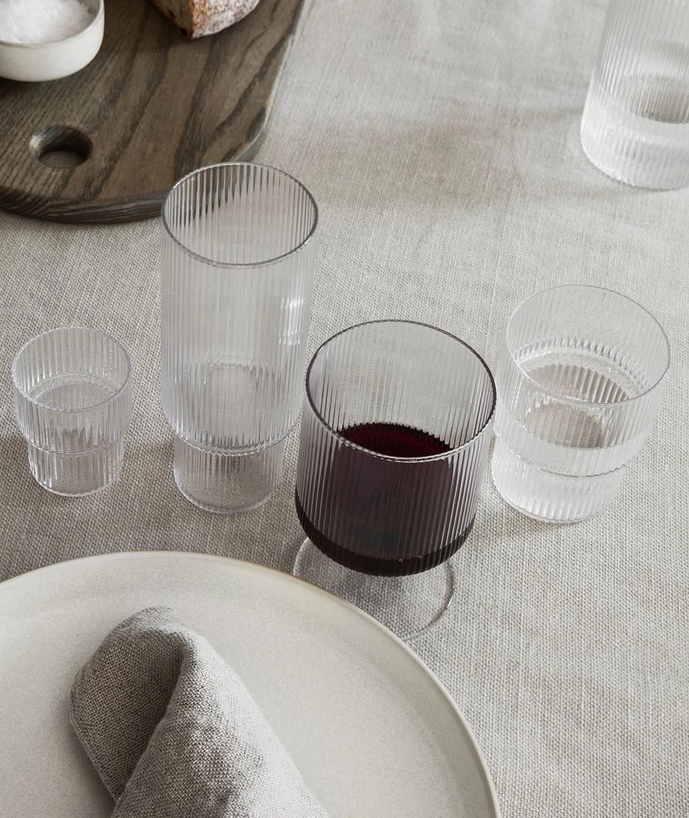 Ripple Long Drink Glasses set/4