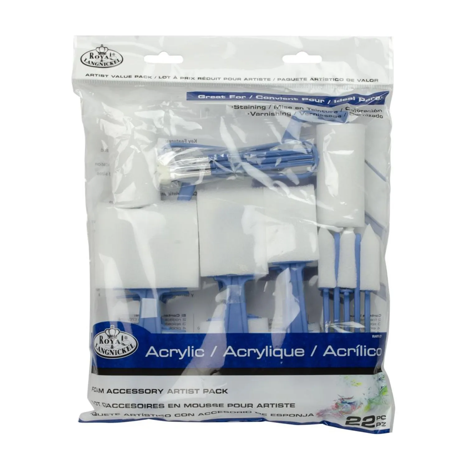 Royal & Langnickel¬Æ Foam Accessory Artist Pack 22/Pkg*