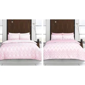 Salma/Jamila Twin Pack Duvet Set - Blush