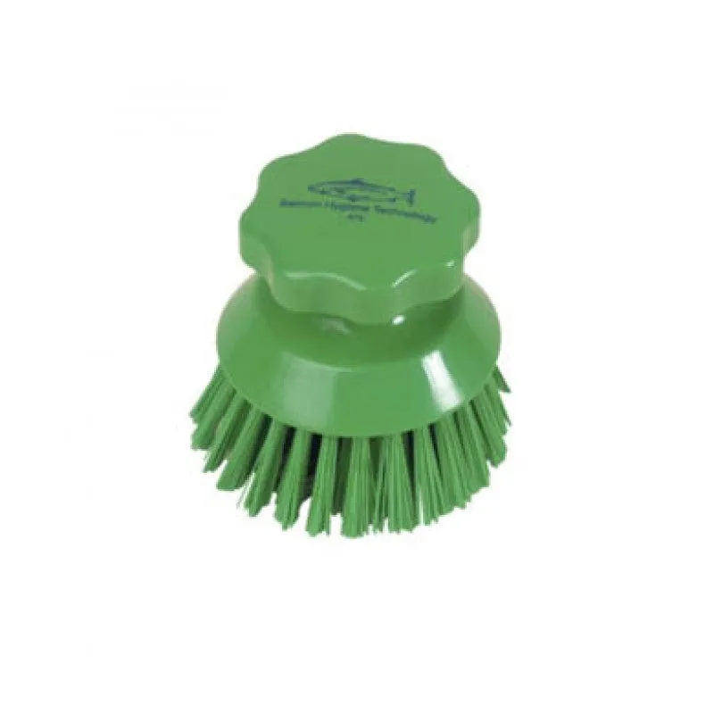 Salmon Hygiene Stiff 100mm Round Scrub