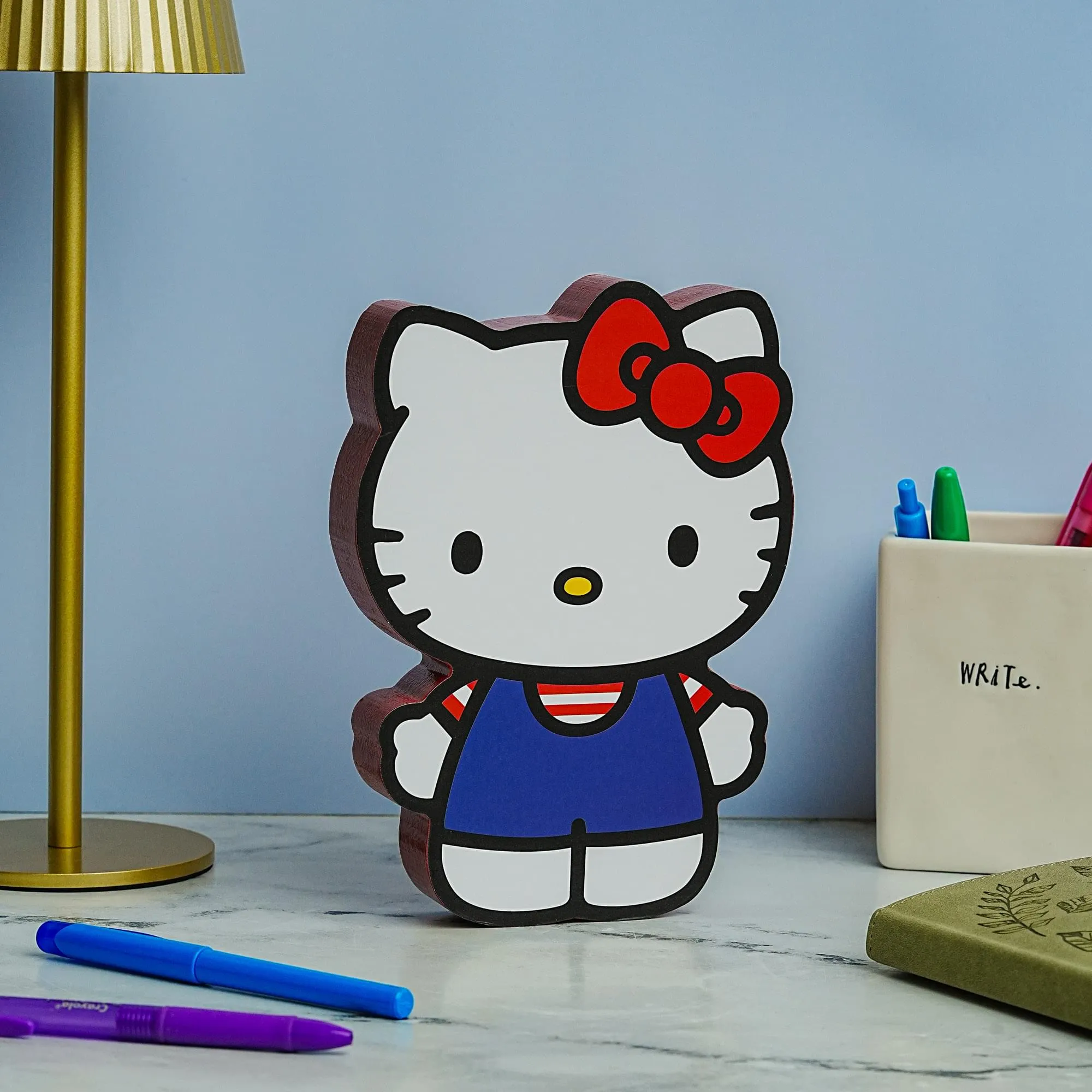 Sanrio Hello Kitty Classic Die-Cut Wooden Wall Art Sign