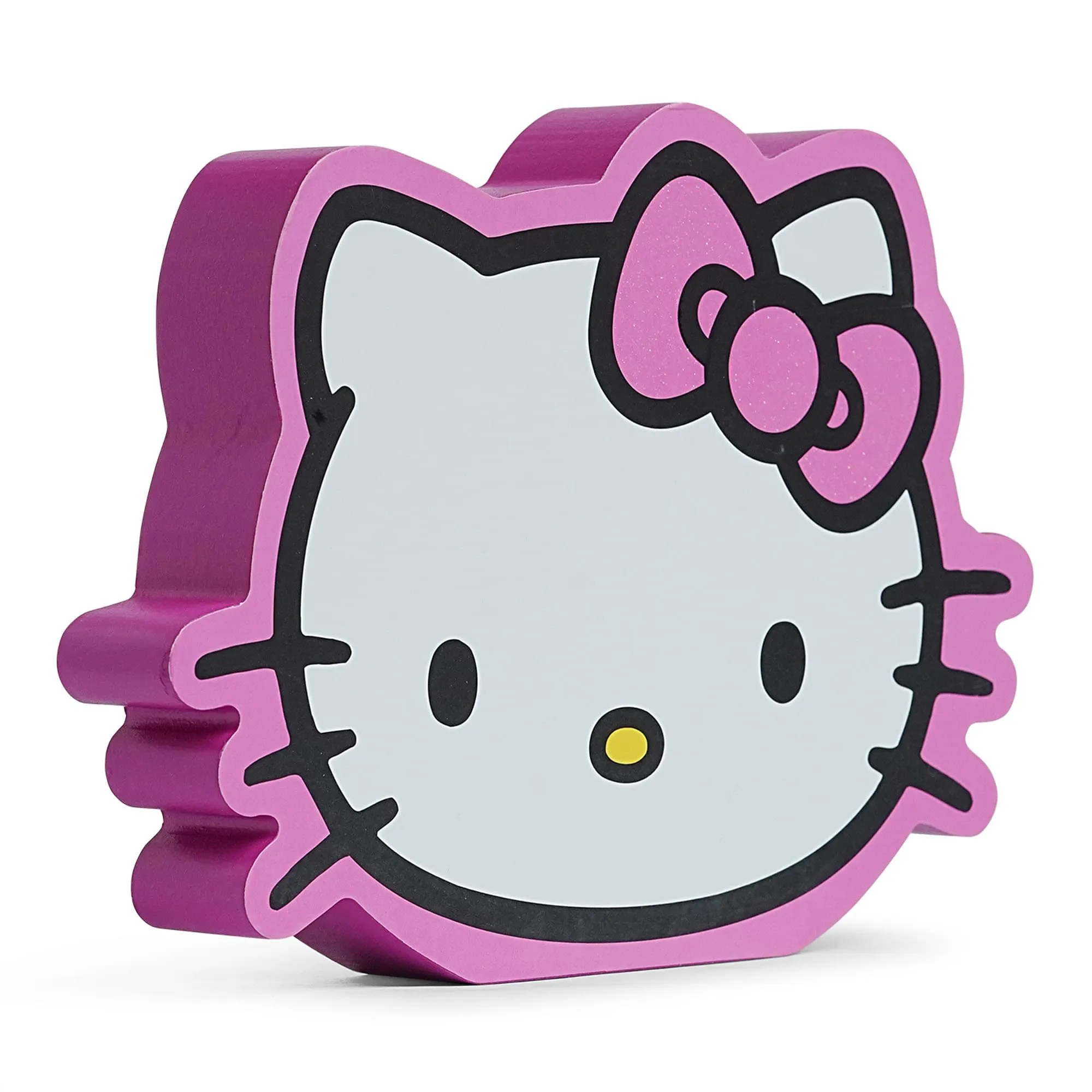 Sanrio Hello Kitty Glitter Bow Die-Cut Wooden Wall Art Sign