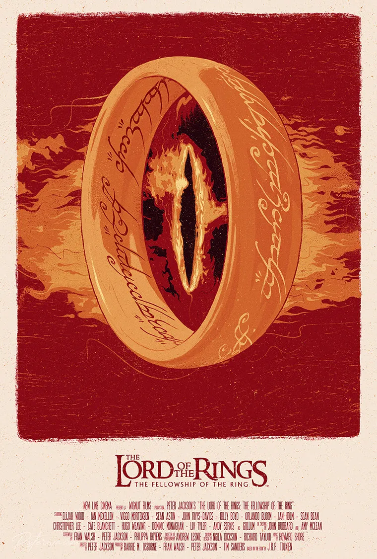 Sauron Ring Poster