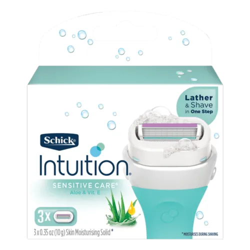 Schick Intuition Sensitive Care Refill Blade 3 Cartridges