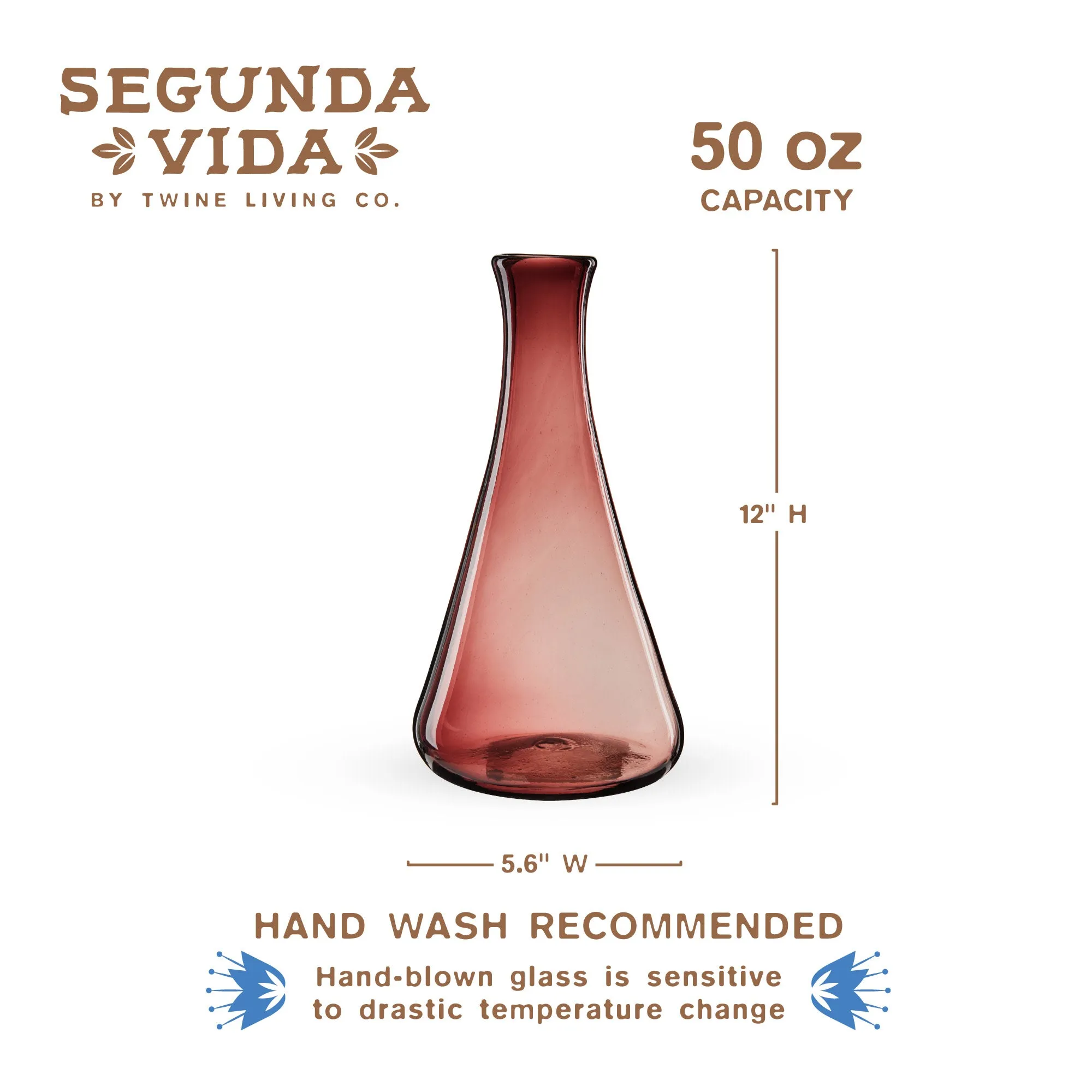 Segunda Vida Rosado Wine Decanter