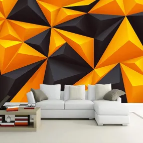 Self Adhesive Wall Sticker Wall Mural - Orange