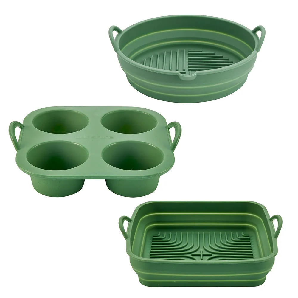 Silicone Air Fryer Pans Bundle