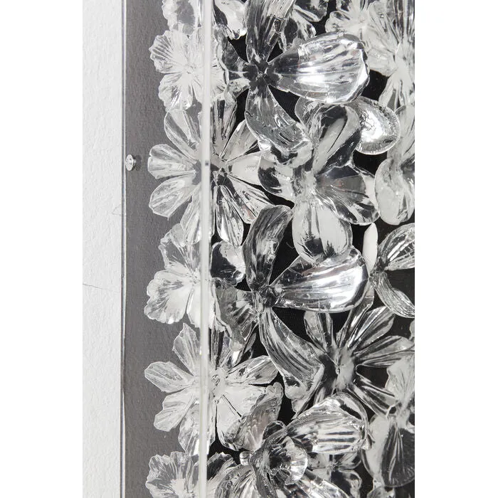 Silver Flower Deco Frame