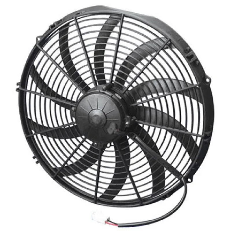 SPAL 16" Puller Curved Blade High Performance Fan, 12V Puller - 2025 CFM