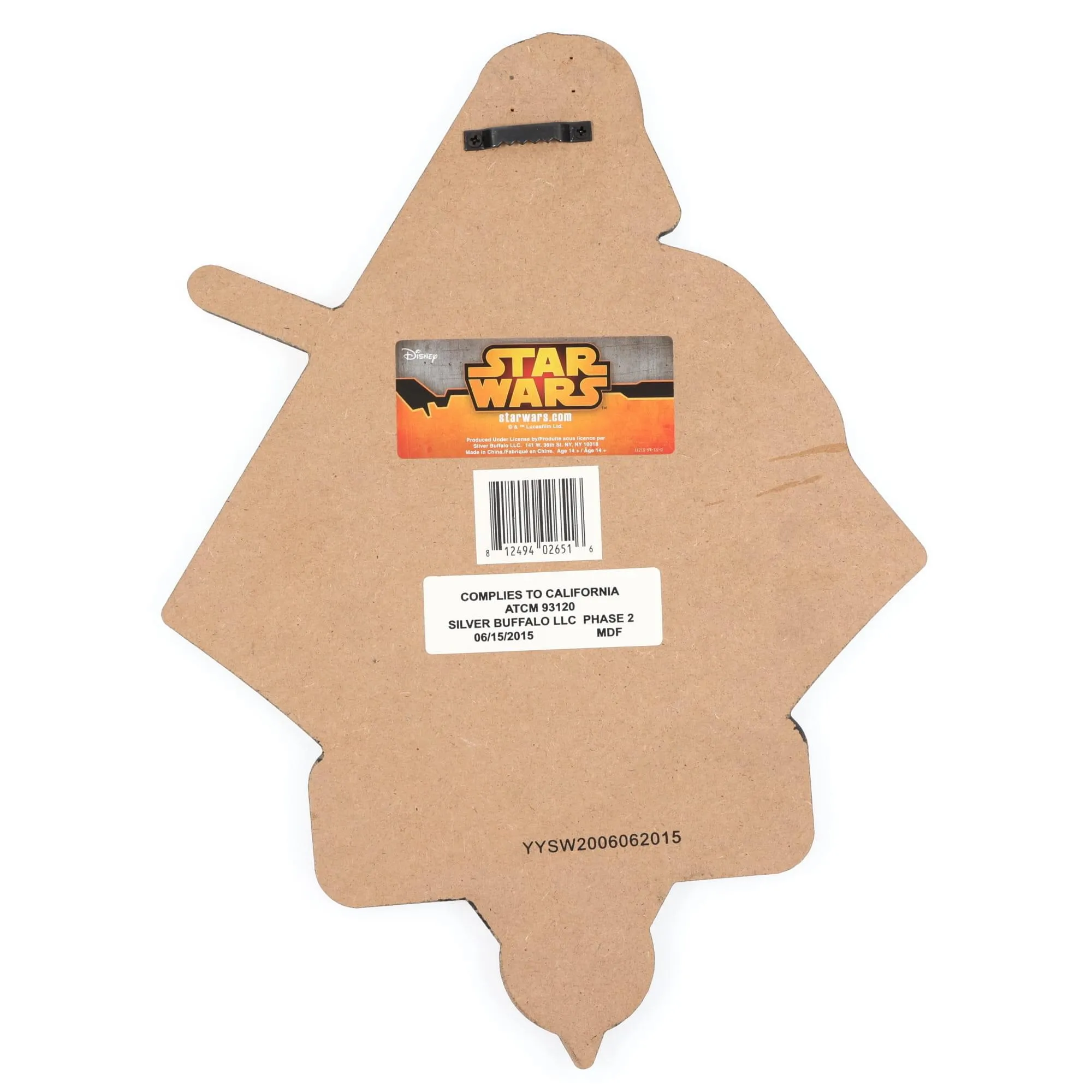 Star Wars Darth Vader Die-Cut Wooden Sign | 13 x 10 Inches