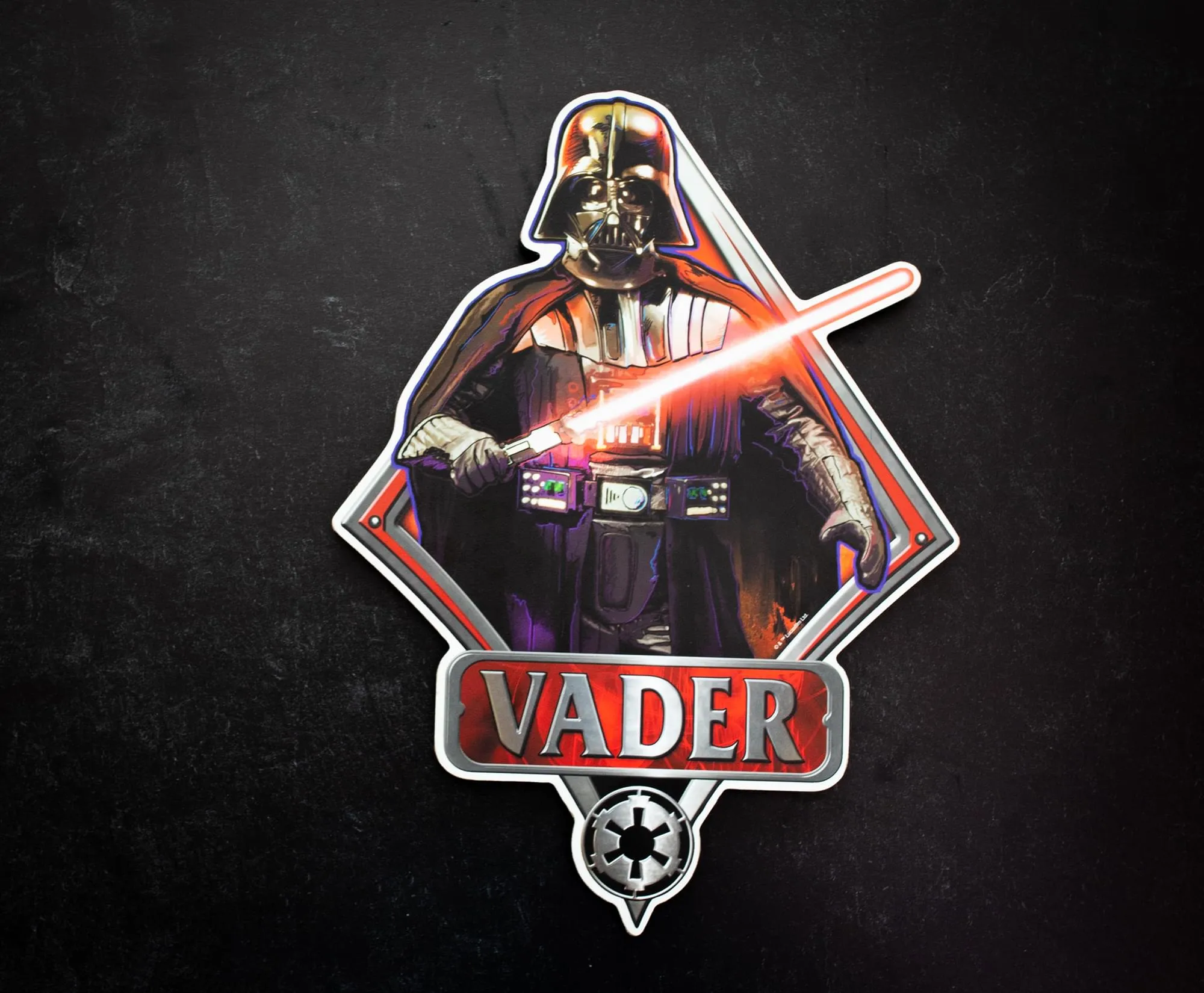 Star Wars Darth Vader Die-Cut Wooden Sign | 13 x 10 Inches