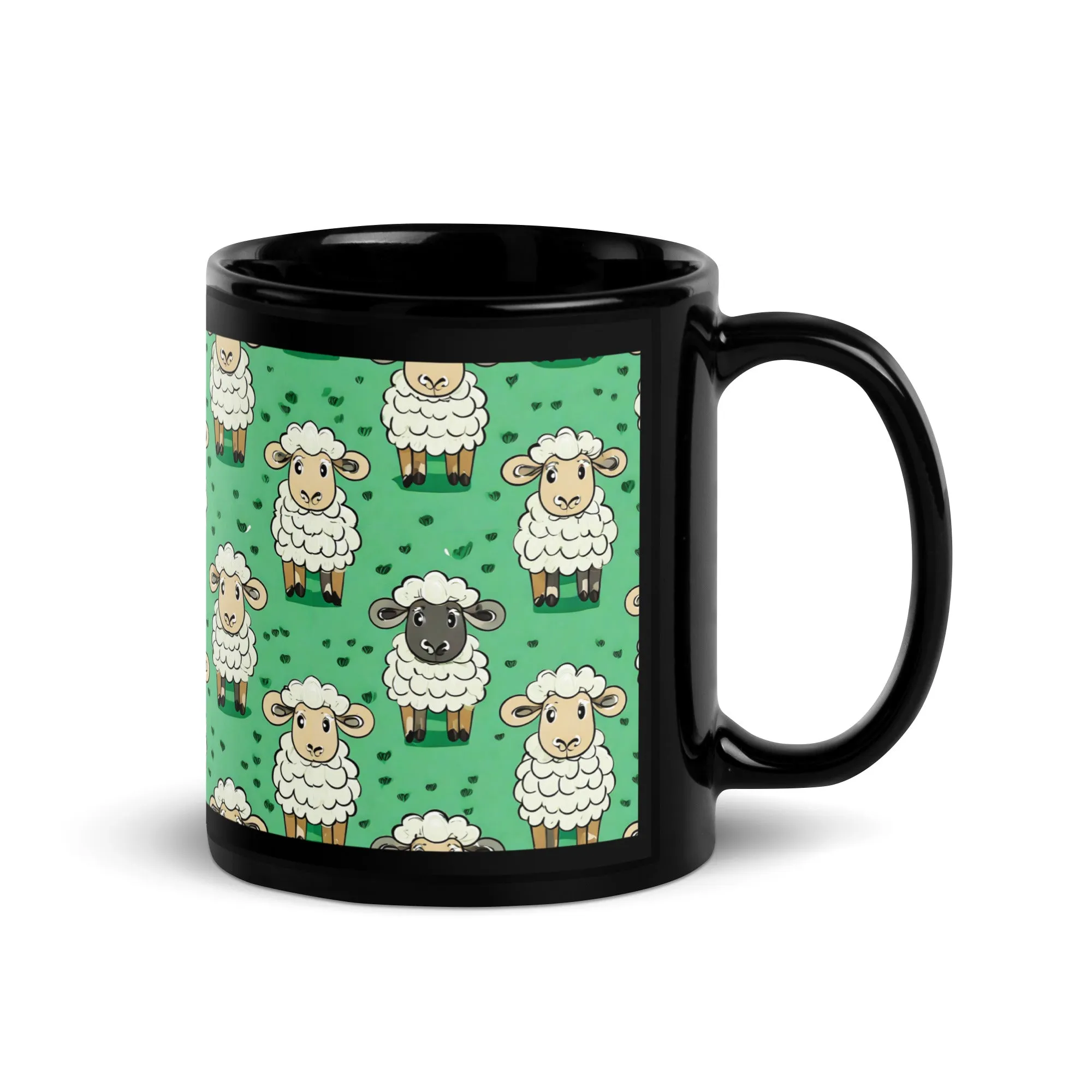 Start your day with a smile using our adorable Sheep Designed Coffee Cup