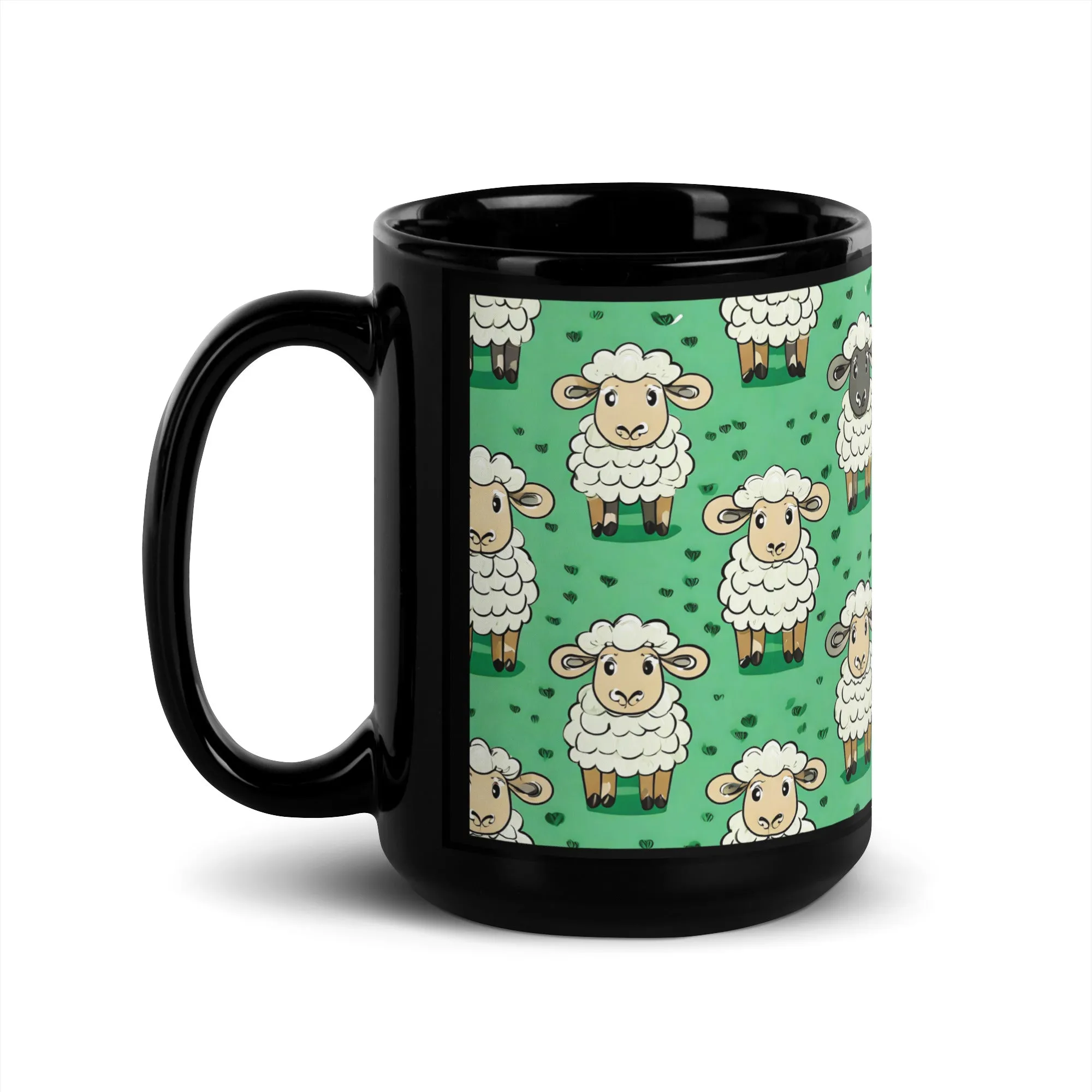 Start your day with a smile using our adorable Sheep Designed Coffee Cup