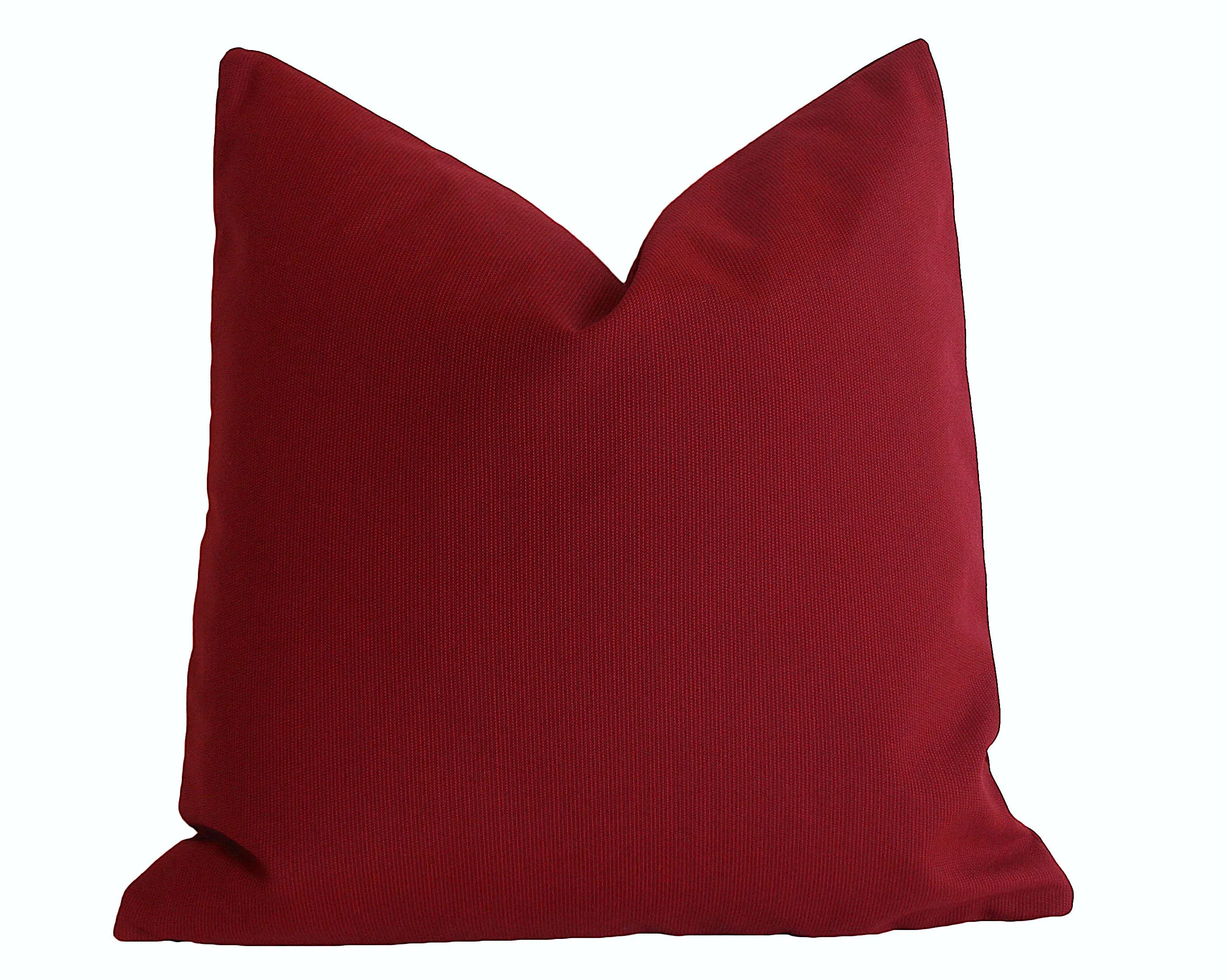 Sunbrella Solids: Outdoor Pillow cover / ANY SIZE Outdoor Cushion / Outdoor Pillow Cover / Outdoor Cushion Cover