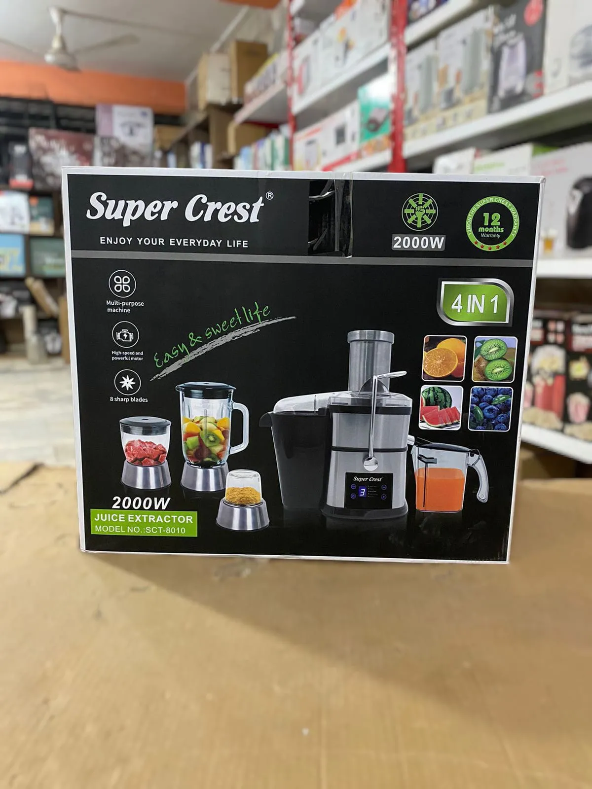 SUPER CREST 4 in 1 Food Factory 200W SCT-8010