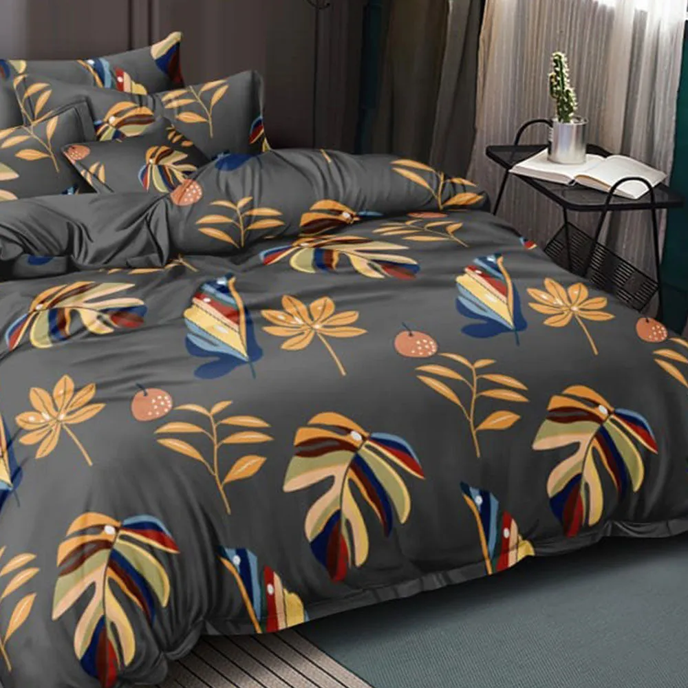 Super Soft Ac Comforter Set Blossom Design (4 pc Set )