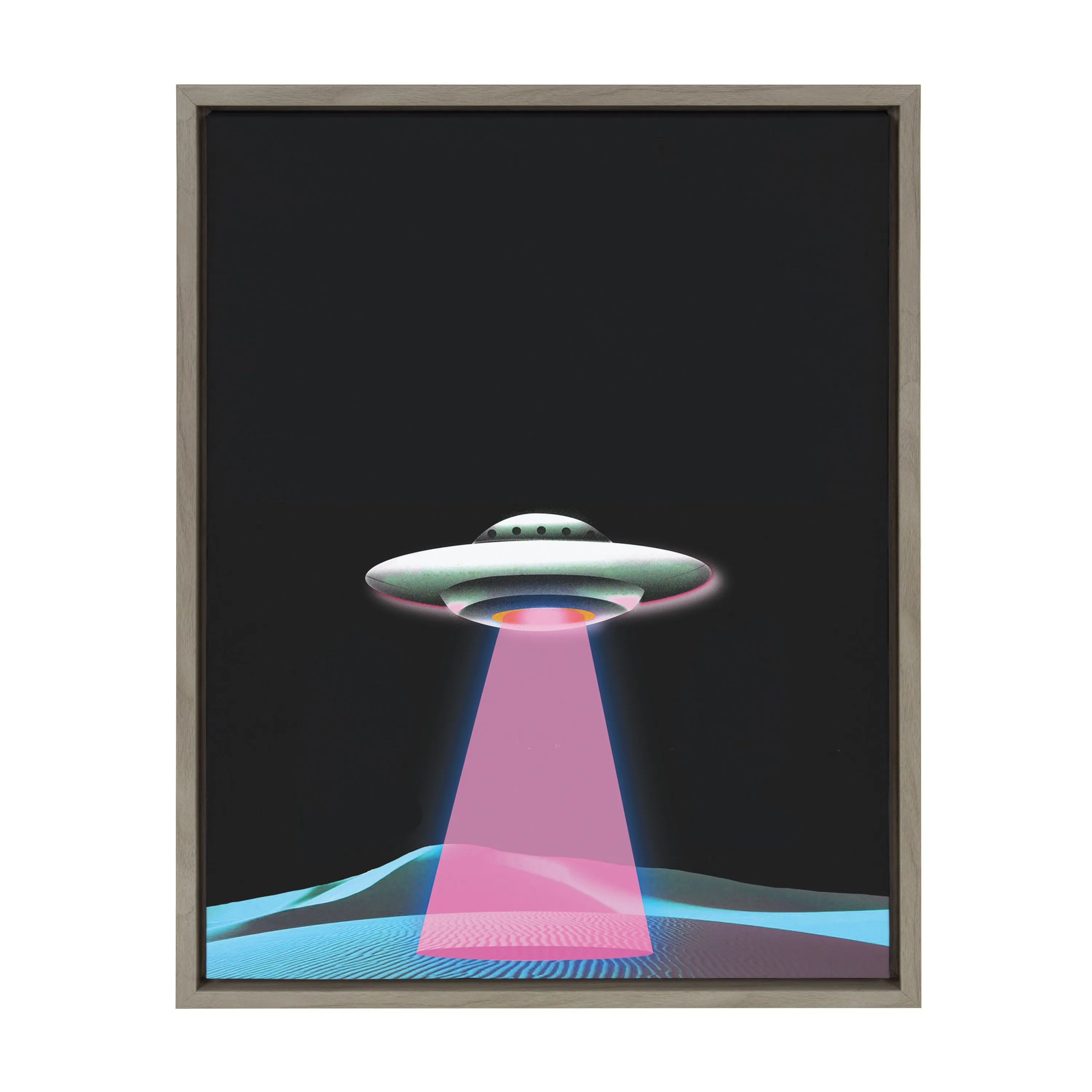 Sylvie Out of this World Framed Canvas by The Creative Bunch Studio