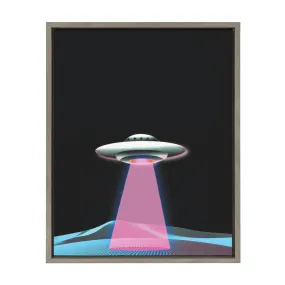 Sylvie Out of this World Framed Canvas by The Creative Bunch Studio