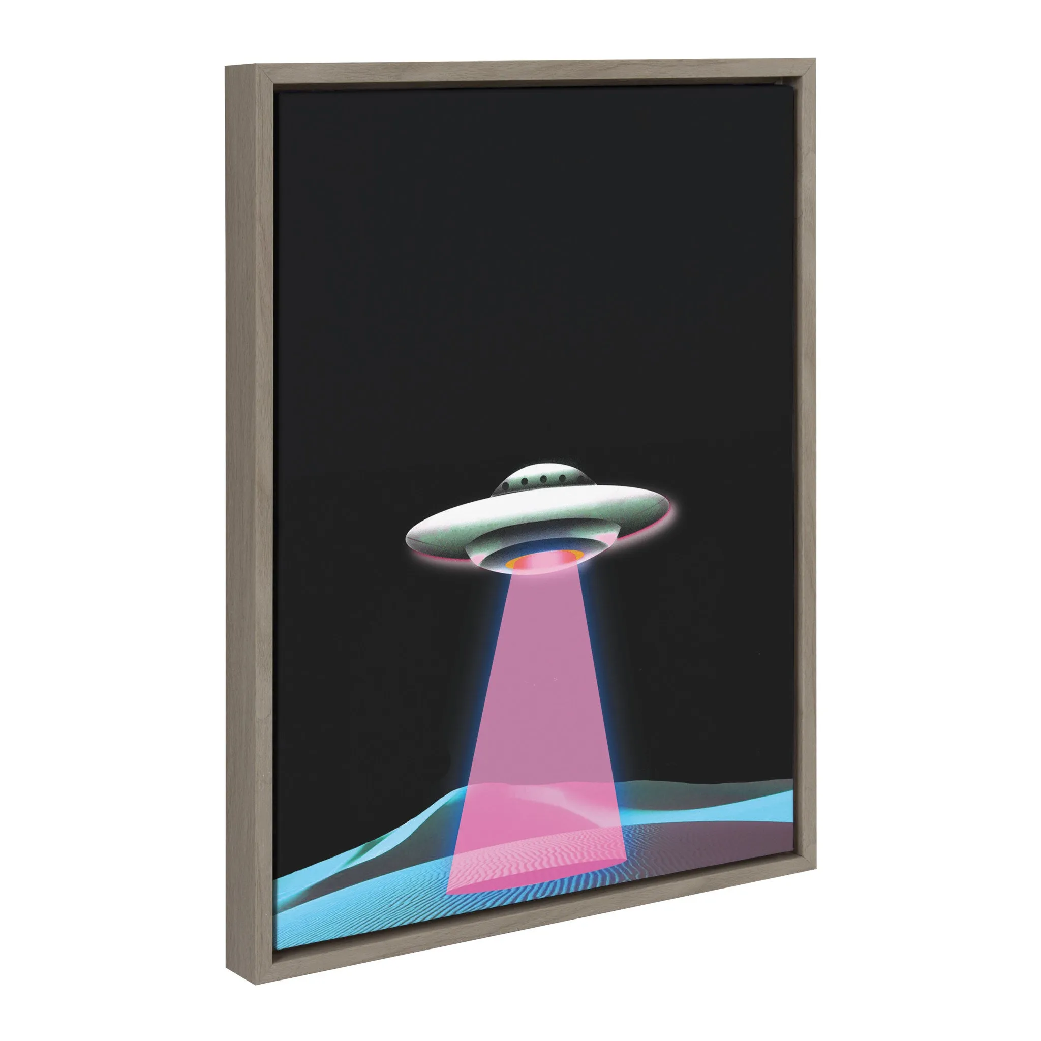 Sylvie Out of this World Framed Canvas by The Creative Bunch Studio