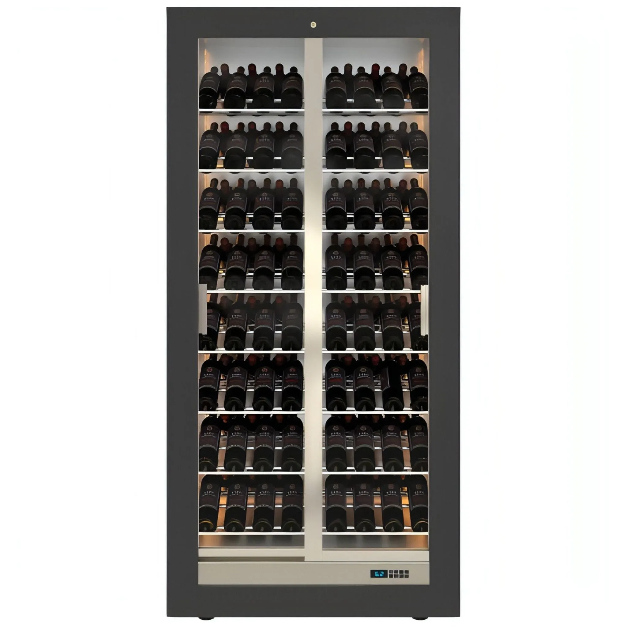 Teca B - Built in Wine Wall TBE-12 - Tilted Shelving - For Home Use