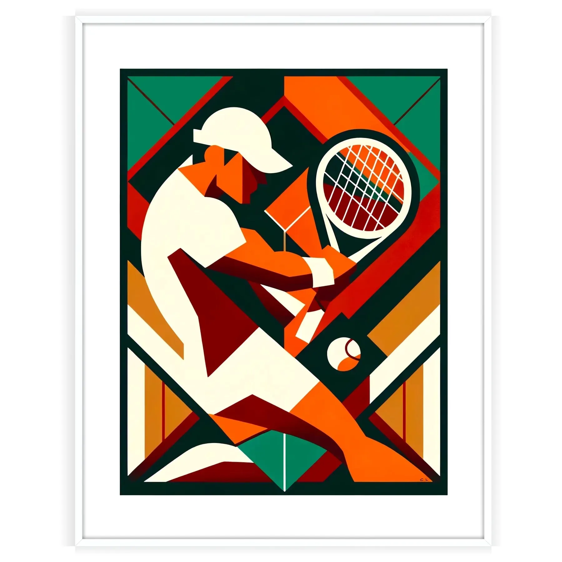 Tennis Poster Vintage Poster 2