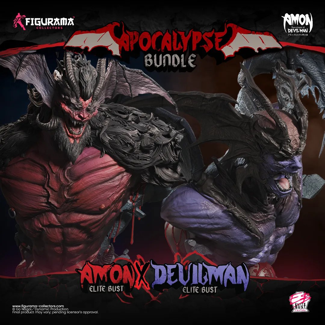 The Apocalypse of Devilman - The Apocalypse Bundle 1/4 Scale Busts