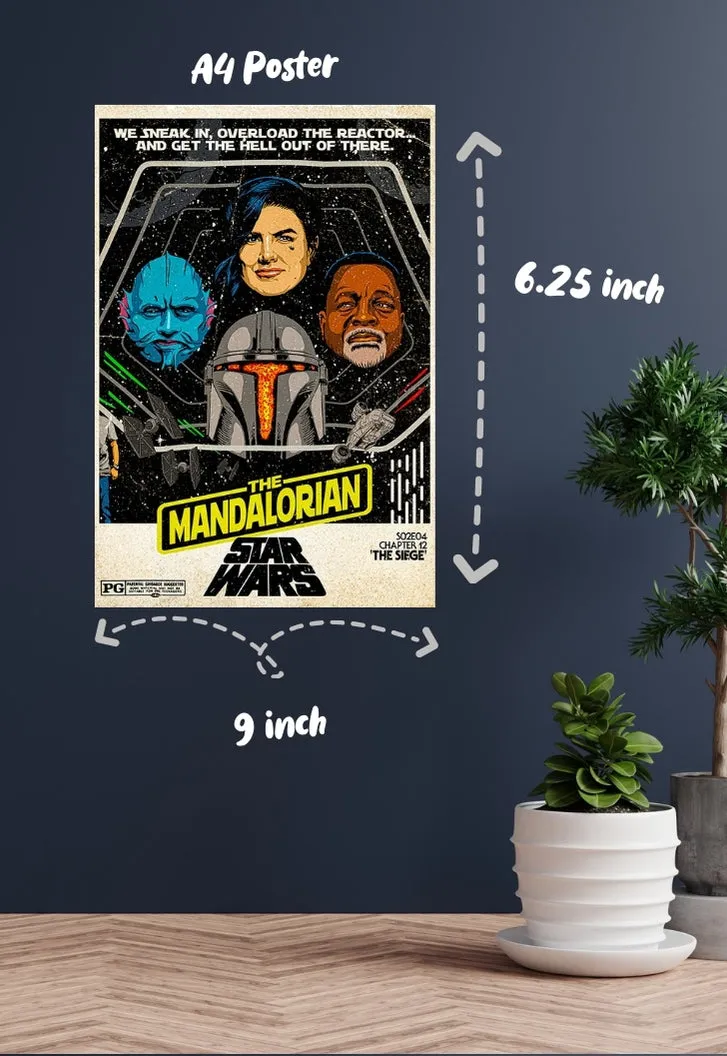 The Mandalorian Characters Poster