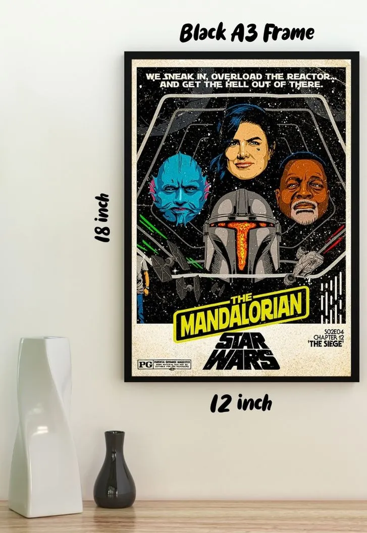 The Mandalorian Characters Poster