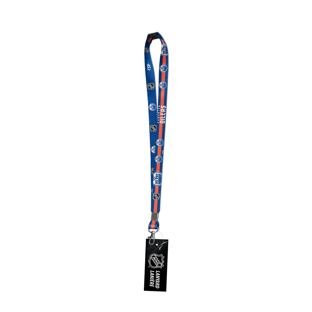 The Sports Vault NHL Edmonton Oilers Sublimated Lanyard