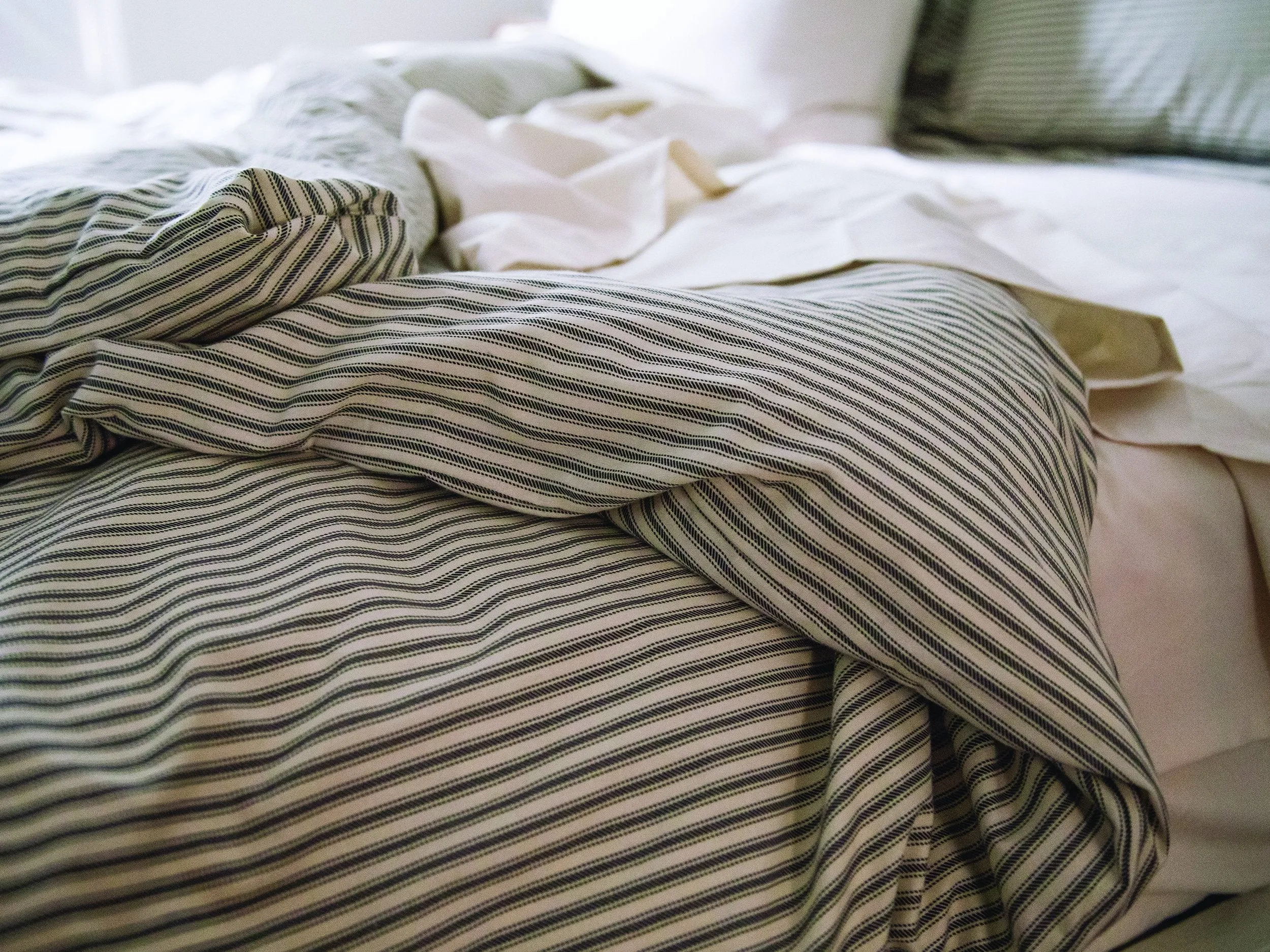 Ticking Stripe Bedding Bundle