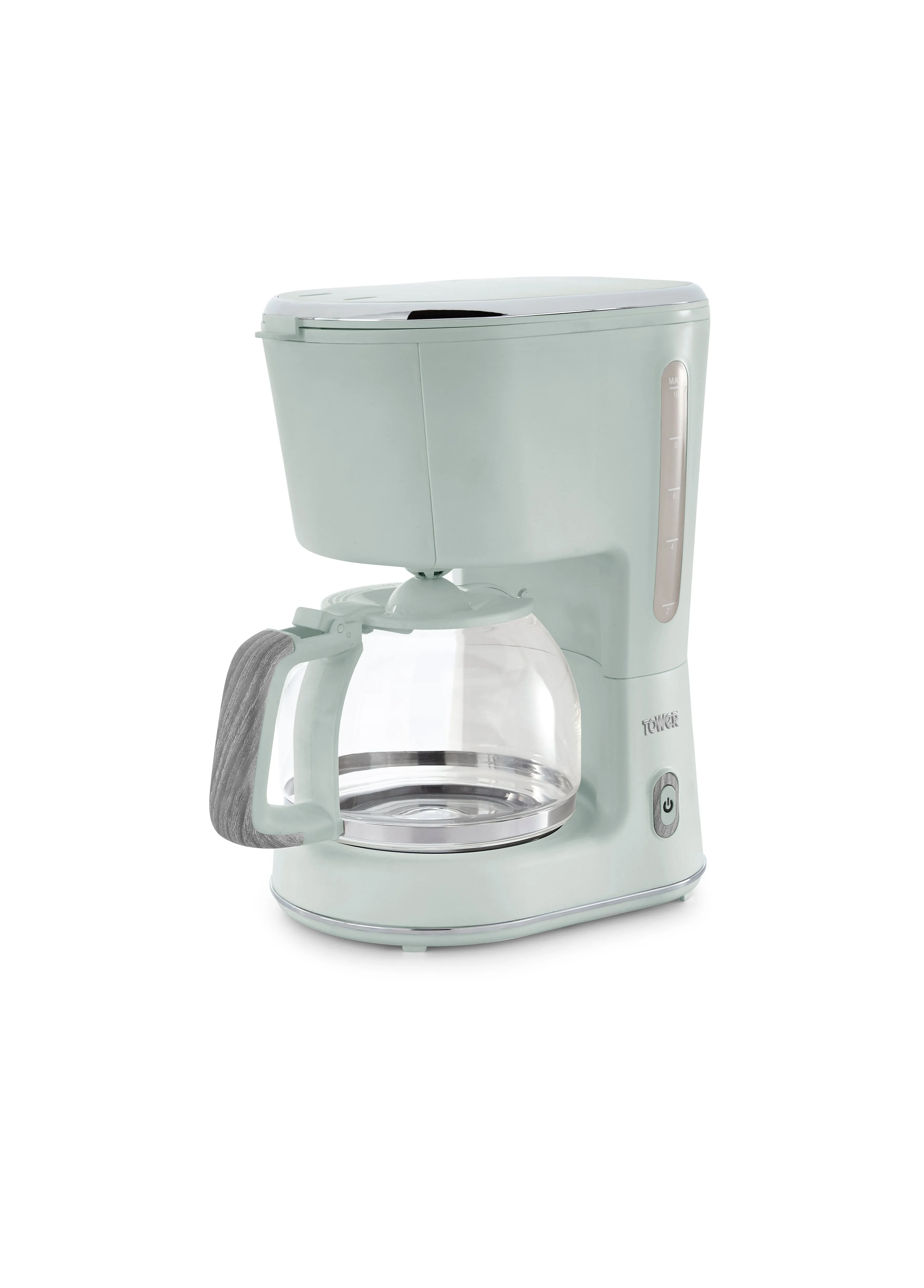 Tower Scandi 900W 1.25 Litre Coffee Maker - Green