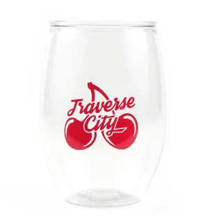 Traverse City Wine Glass (Plastic)