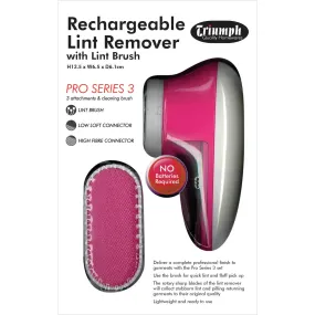 Triumph PRO SERIES 3 Rechargeable Lint Remover Set/ With Lint Brush