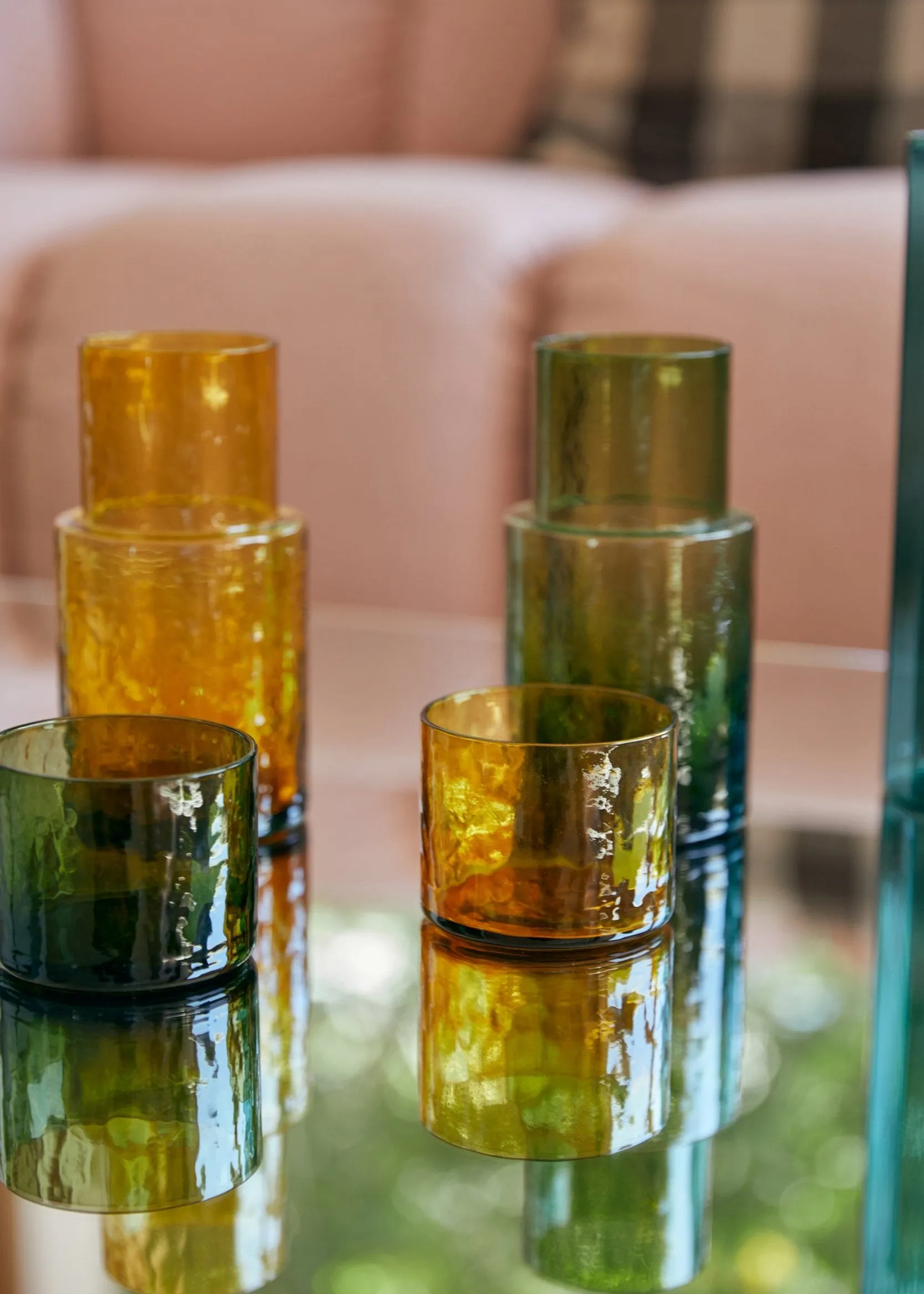 TUBE GLASS | AMBER