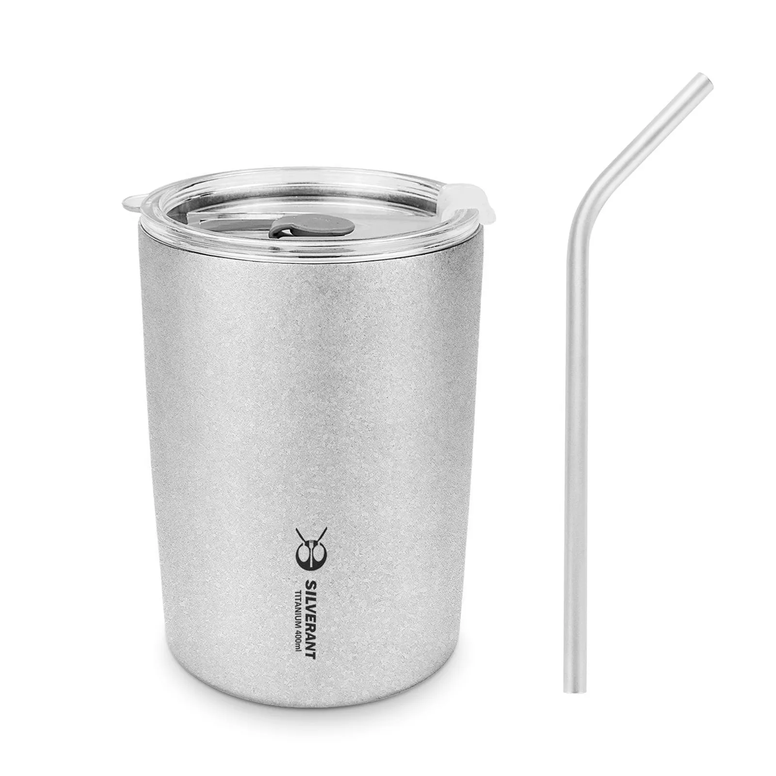 Ultralight Titanium Double-Wall Coffee Cup 400ml/14 fl oz