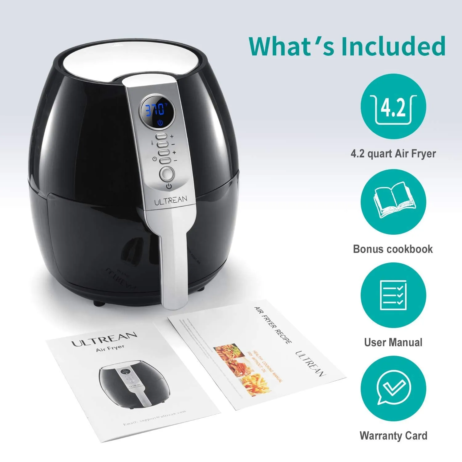 Ultrean 4.2 Quart Air Fryer