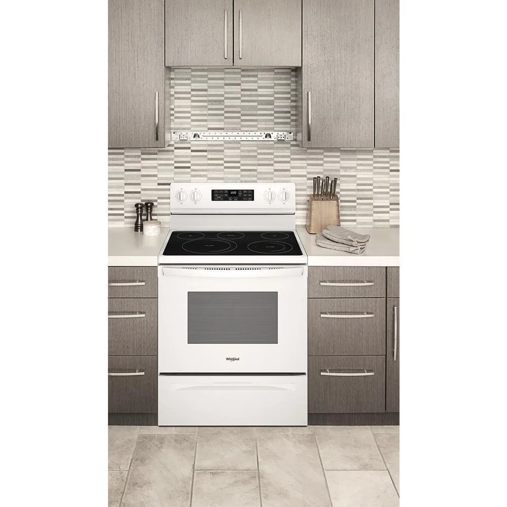 Whirlpool WFE550S0LW 5.3 Cu. Ft. Whirlpool® Electric 5-in-1 Air Fry Oven