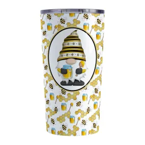 Yellow Gnome Honey Jar Bee Tumbler Cup