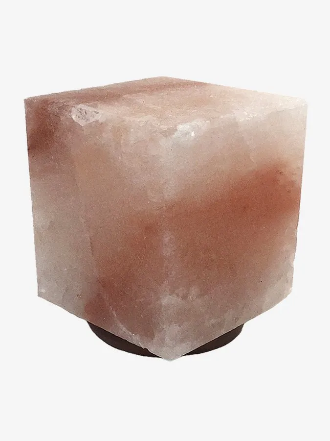 Yoga Studio Cube Crafted Himalayan Salt Lamp