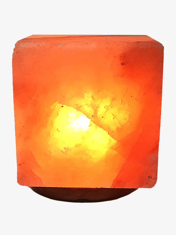 Yoga Studio Cube Crafted Himalayan Salt Lamp