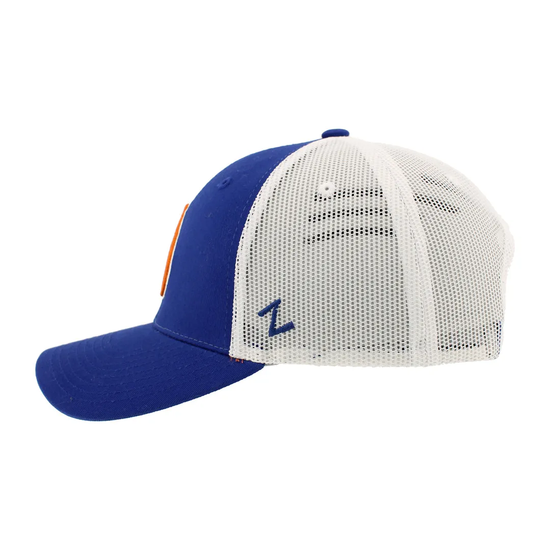 Zephyr Men's NHL Oil Drop Mesh Snapback Royal/White