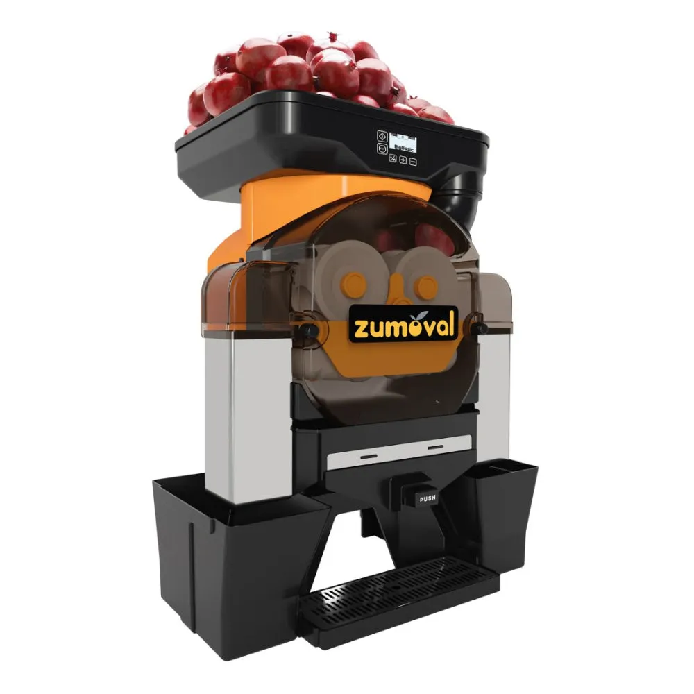 Zumoval Big Basic Juice Extractor with Self-Cleaning System, Push and Juice Button - 28 Fruits/Minute - 48009